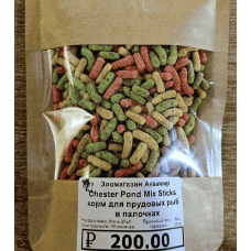Chester Pond Mix Sticks корм для прудовых рыб в палочках, 30 гр.